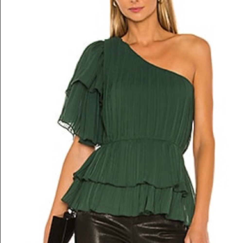 Lovers and friends one sleeve blouse